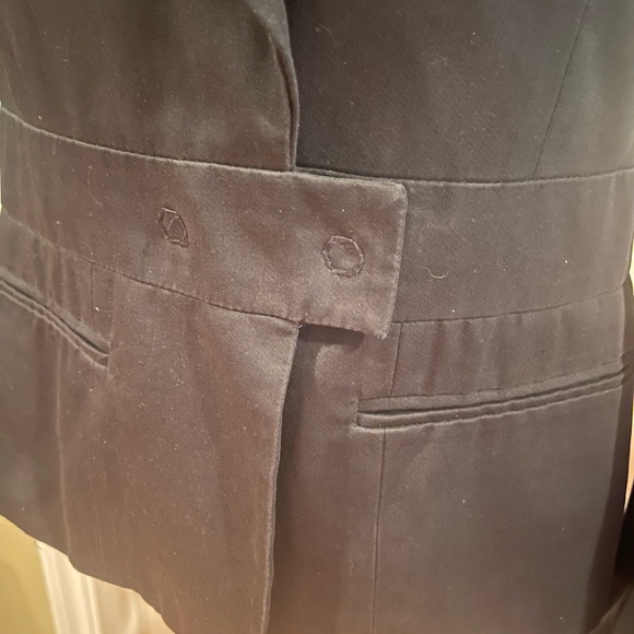 Max & Co Off Blk Fitted Women’s Blazer Imported from Italy fits like SZ 8 - Picture 4 of 12